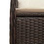 Set de mesa y sillas de jardín 11 pzs y cojines ratán PE marrón | Foro24.es | Tu tienda online para hogar, jardín y más Foro24.es