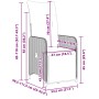 Set de mesa y sillas de jardín 11 pzs y cojines ratán PE marrón | Foro24.es | Tu tienda online para hogar, jardín y más Foro24.es