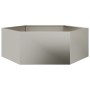 Jardinera hexagonal 138x120x45 cm acero desgastado von , Töpfe und Pflanzgefäße - Ref: Foro24-851142, Preis: 71,83 €, Rabatt: %