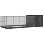 Pajarera con extensión acero plateado 704x303x216 cm | Foro24.es | Tu tienda online para hogar, jardín y más Foro24.es