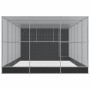 Pajarera con extensión acero plateado 704x303x216 cm | Foro24.es | Tu tienda online para hogar, jardín y más Foro24.es