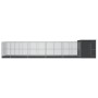 Pajarera con extensión acero plateado 1118x303x216 cm von , Füße und Vogelkäfige - Ref: Foro24-3214266, Preis: 1,00 €, Rabatt: %