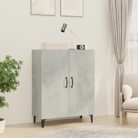Concrete gray plywood sideboard 70x34x90 cm by vidaXL, Sideboards - Ref: Foro24-812109, Price: 72,96 €, Discount: %