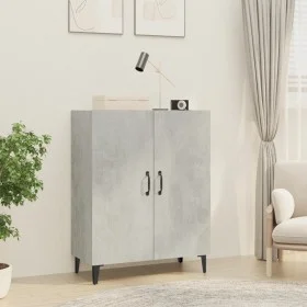 Concrete gray plywood sideboard 70x34x90 cm by vidaXL, Sideboards - Ref: Foro24-812109, Price: 69,76 €, Discount: %