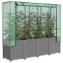 Arriate con cubierta invernadero aspecto ratán 160x40x153 cm | Foro24.es | Tu tienda online para hogar, jardín y más Foro24.es