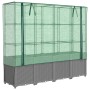 Arriate con cubierta invernadero aspecto ratán 160x40x153 cm | Foro24.es | Tu tienda online para hogar, jardín y más Foro24.es