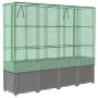 Arriate con cubierta invernadero aspecto ratán 160x40x153 cm | Foro24.es | Tu tienda online para hogar, jardín y más Foro24.es