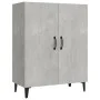 Concrete gray plywood sideboard 70x34x90 cm by vidaXL, Sideboards - Ref: Foro24-812109, Price: 71,72 €, Discount: %