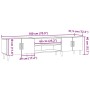 Mueble de TV madera de ingeniería roble artisan 180x31,5x40 cm de , Muebles TV - Ref: Foro24-857142, Precio: 109,49 €, Descue...