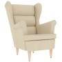 Sillón de tela crema 74x84x100 cm | Foro24.es | Tu tienda online para hogar, jardín y más Foro24.es