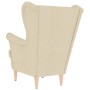 Sillón de tela crema 74x84x100 cm | Foro24.es | Tu tienda online para hogar, jardín y más Foro24.es