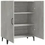 Concrete gray plywood sideboard 70x34x90 cm by vidaXL, Sideboards - Ref: Foro24-812109, Price: 71,72 €, Discount: %