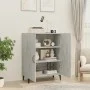 Betongraues Sperrholz-Sideboard 70x34x90 cm von vidaXL, Sideboards - Ref: Foro24-812109, Preis: 71,72 €, Rabatt: %