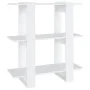 Weißes Regal/Raumteiler 80x30x87 cm von vidaXL, Bücherregale und Regale - Ref: Foro24-811583, Preis: 40,81 €, Rabatt: %