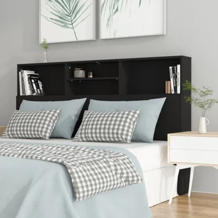 Schwarzes Kopfteilmöbel 160x19x103,5 cm von vidaXL, Kopf- und Fußteile - Ref: Foro24-811872, Preis: 73,46 €, Rabatt: %