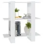 Weißes Regal/Raumteiler 80x30x87 cm von vidaXL, Bücherregale und Regale - Ref: Foro24-811583, Preis: 40,81 €, Rabatt: %