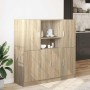 Set de muebles de cocina 3 pzas madera ingeniería roble sonoma | Foro24.es | Tu tienda online para hogar, jardín y más Foro24.es