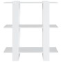 Weißes Regal/Raumteiler 80x30x87 cm von vidaXL, Bücherregale und Regale - Ref: Foro24-811583, Preis: 41,26 €, Rabatt: %