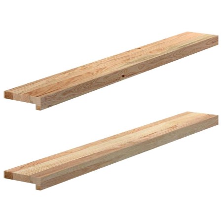 Alféizares de ventana 2 uds madera maciza roble sin tratar | Foro24.es | Tu tienda online para hogar, jardín y más Foro24.es