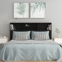 Mueble cabecero negro 160x19x103,5 cm de vidaXL, Cabeceros y pies de cama - Ref: Foro24-811872, Precio: 75,66 €, Descuento: %