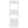 White shelving/space divider 80x30x87 cm by vidaXL, Bookcases and shelves - Ref: Foro24-811583, Price: 41,26 €, Discount: %
