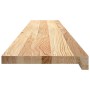 Alféizares de ventana 2 uds madera maciza roble sin tratar