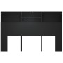 Schwarzes Kopfteilmöbel 160x19x103,5 cm von vidaXL, Kopf- und Fußteile - Ref: Foro24-811872, Preis: 74,60 €, Rabatt: %