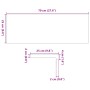 Alféizares de ventana 2 uds madera maciza roble marrón claro by , Marcos de ventanas - Ref: Foro24-4009141, Price: 63,43 €, D...