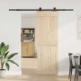 Kit de herrajes para puertas correderas acero negro 213,5 cm | Foro24.es | Tu tienda online para hogar, jardín y más Foro24.es