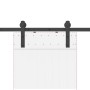 Kit de herrajes para puertas correderas acero negro 213,5 cm | Foro24.es | Tu tienda online para hogar, jardín y más Foro24.es
