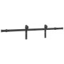Kit de herrajes para puertas correderas acero negro 152 cm | Foro24.es | Tu tienda online para hogar, jardín y más Foro24.es