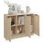 Sideboard aus Sonoma-Eichensperrholz, 90,5 x 30 x 70 cm von vidaXL, Sideboards - Ref: Foro24-811190, Preis: 78,78 €, Rabatt: %