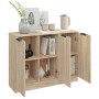 Sonoma oak plywood sideboard 90.5x30x70 cm by vidaXL, Sideboards - Ref: Foro24-811190, Price: 80,30 €, Discount: %