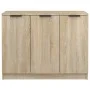 Sideboard aus Sonoma-Eichensperrholz, 90,5 x 30 x 70 cm von vidaXL, Sideboards - Ref: Foro24-811190, Preis: 78,78 €, Rabatt: %
