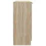 Aparador de madera contrachapada roble Sonoma 90,5x30x70 cm de vidaXL, Aparadores - Ref: Foro24-811190, Precio: 78,77 €, Desc...