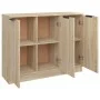 Sideboard aus Sonoma-Eichensperrholz, 90,5 x 30 x 70 cm von vidaXL, Sideboards - Ref: Foro24-811190, Preis: 78,78 €, Rabatt: %
