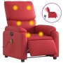 Sillón de masaje reclinable eléctrico de cuero artificial rojo by , Armchairs - Ref: Foro24-3204884, Price: 269,98 €, Discoun...