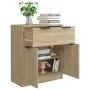 Sonoma Anrichte aus eichenfarbenem Sperrholz 60x30x70 cm von vidaXL, Sideboards - Ref: Foro24-811091, Preis: 73,77 €, Rabatt: %