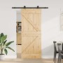 Puerta corredera con herrajes madera maciza de pino 85x210 cm von , Türen - Ref: Foro24-3332617, Preis: 173,83 €, Rabatt: %