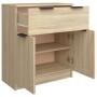 Sonoma Anrichte aus eichenfarbenem Sperrholz 60x30x70 cm von vidaXL, Sideboards - Ref: Foro24-811091, Preis: 75,21 €, Rabatt: %