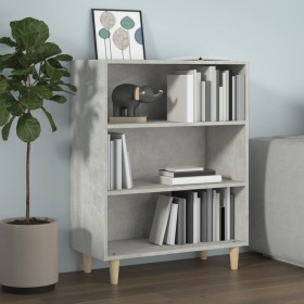 Betongraues Sperrholz-Sideboard 69,5 x 32,5 x 90 cm von vidaXL, Sideboards - Ref: Foro24-812244, Preis: 53,42 €, Rabatt: %