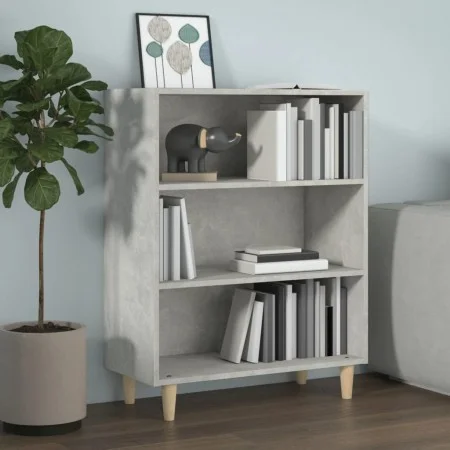 Aparador de madera contrachapada gris hormigón 69,5x32,5x90 cm de vidaXL, Aparadores - Ref: Foro24-812244, Precio: 52,76 €, D...