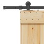 Puerta corredera con herrajes madera maciza de pino 95x210 cm von , Türen - Ref: Foro24-3332674, Preis: 185,52 €, Rabatt: %