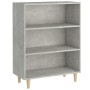 Aparador de madera contrachapada gris hormigón 69,5x32,5x90 cm de vidaXL, Aparadores - Ref: Foro24-812244, Precio: 53,35 €, D...