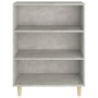 Aparador de madera contrachapada gris hormigón 69,5x32,5x90 cm de vidaXL, Aparadores - Ref: Foro24-812244, Precio: 53,35 €, D...