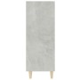 Aparador de madera contrachapada gris hormigón 69,5x32,5x90 cm de vidaXL, Aparadores - Ref: Foro24-812244, Precio: 53,35 €, D...