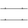 Kit de herrajes para puertas correderas acero negro 213,5 cm by , Door items - Ref: Foro24-3295728, Price: 131,38 €, Discount: %