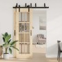Kit de herrajes para puertas correderas acero negro 152,5 cm | Foro24.es | Tu tienda online para hogar, jardín y más Foro24.es