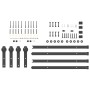 Kit de herrajes para puertas correderas acero negro 152,5 cm | Foro24.es | Tu tienda online para hogar, jardín y más Foro24.es