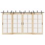 Kit de herrajes para puertas correderas acero negro 427 cm by , Door items - Ref: Foro24-3295740, Price: 250,49 €, Discount: %